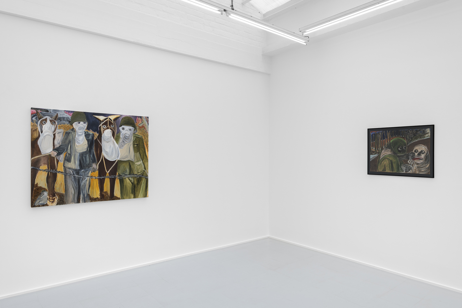 Jacqueline de Jong – WAR paintings from 1991 to 2014, Exhibition view