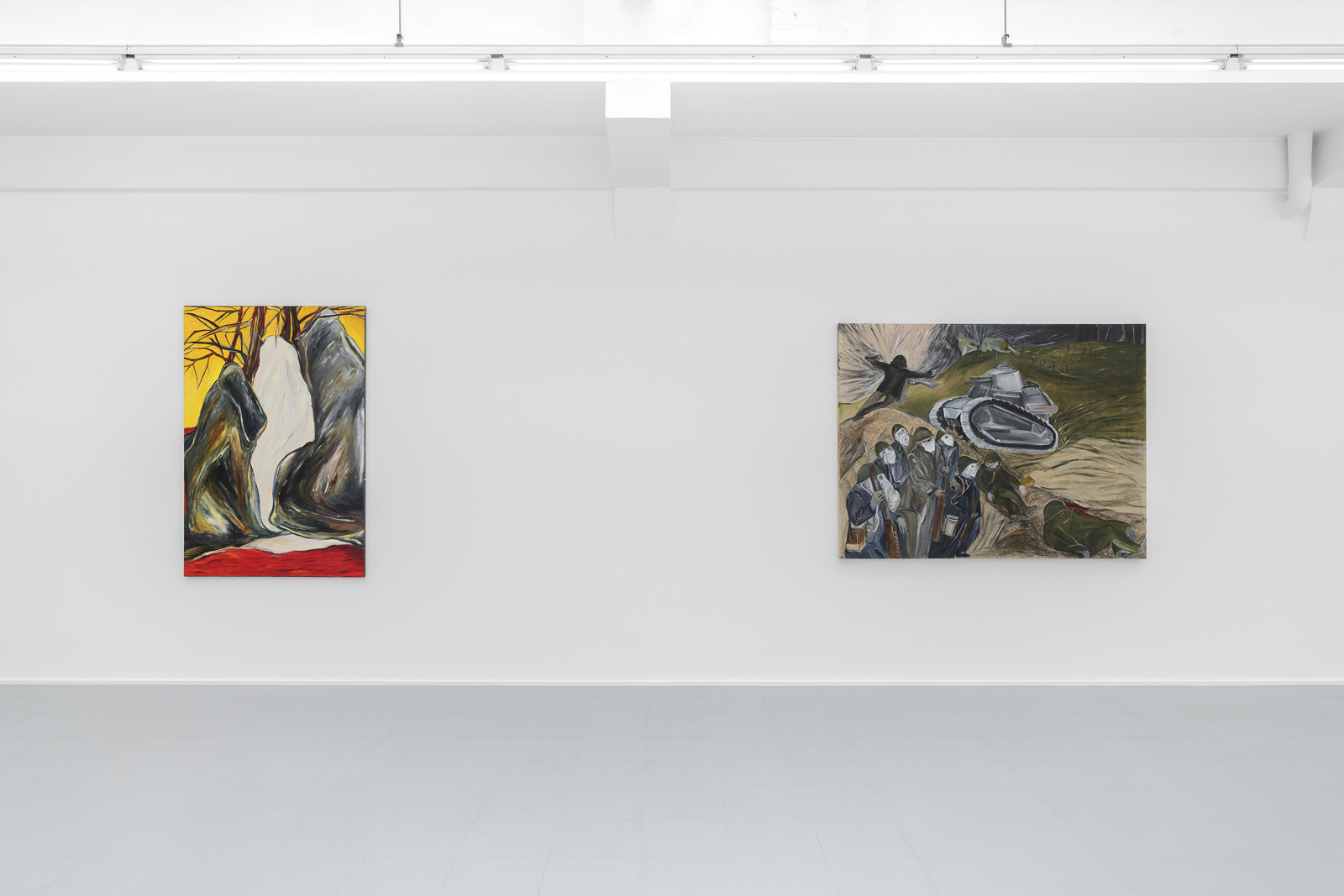 Jacqueline de Jong – WAR paintings from 1991 to 2014, Exhibition view