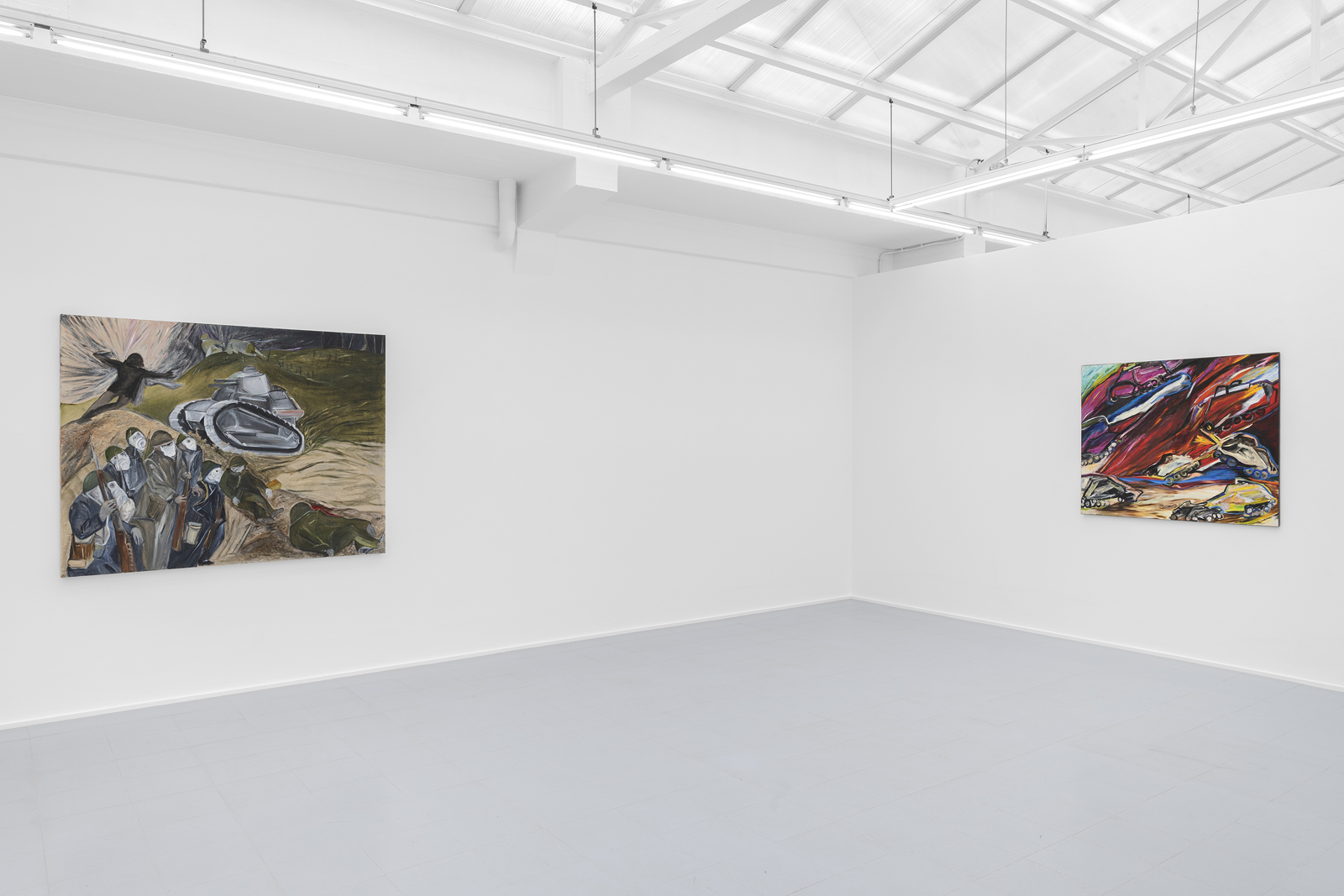 Jacqueline de Jong – WAR paintings from 1991 to 2014, Exhibition view