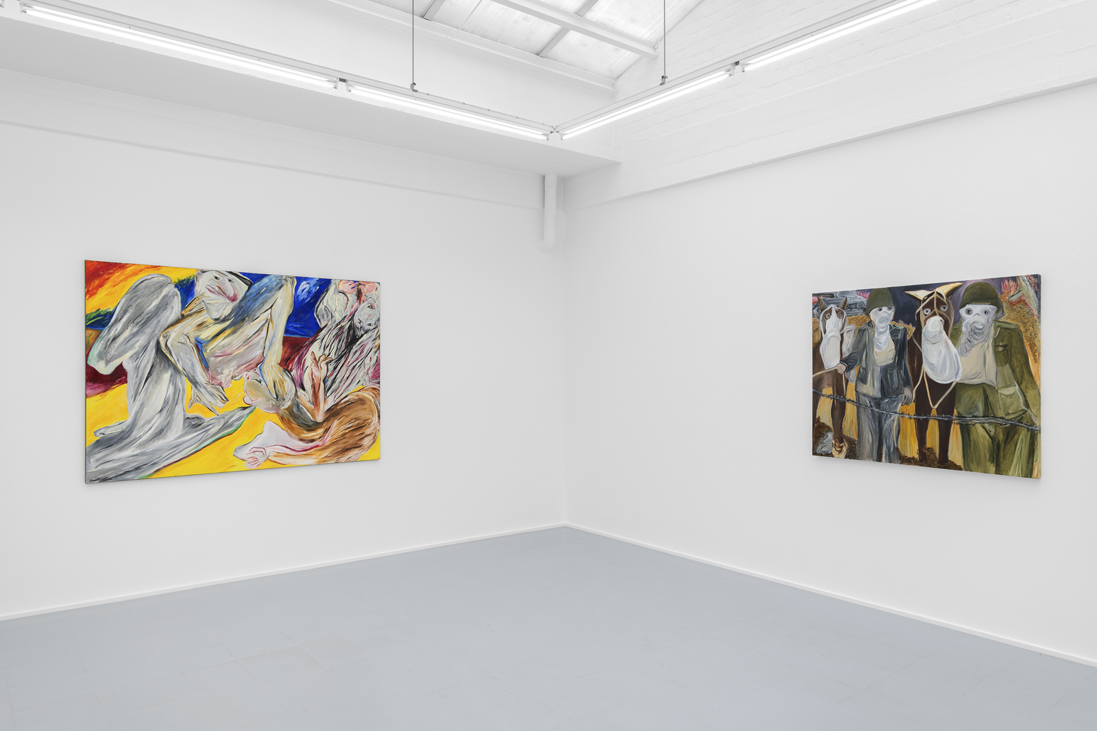Jacqueline de Jong – WAR paintings from 1991 to 2014, Exhibition view
