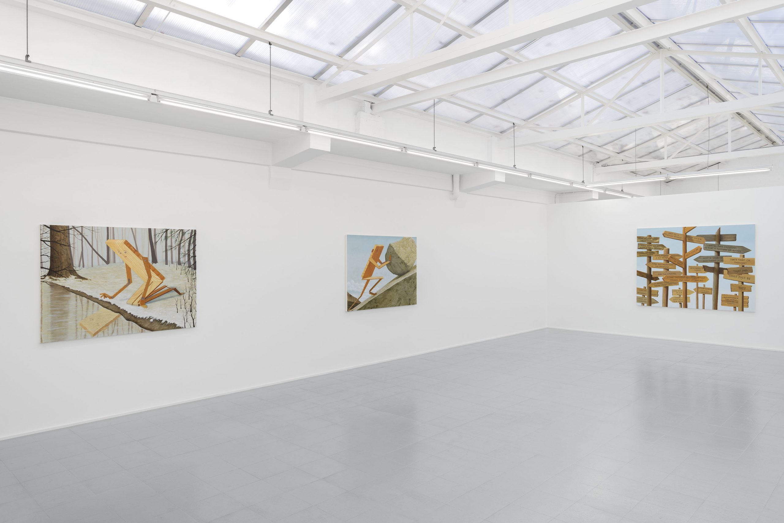 Sean Landers, Exhibition view