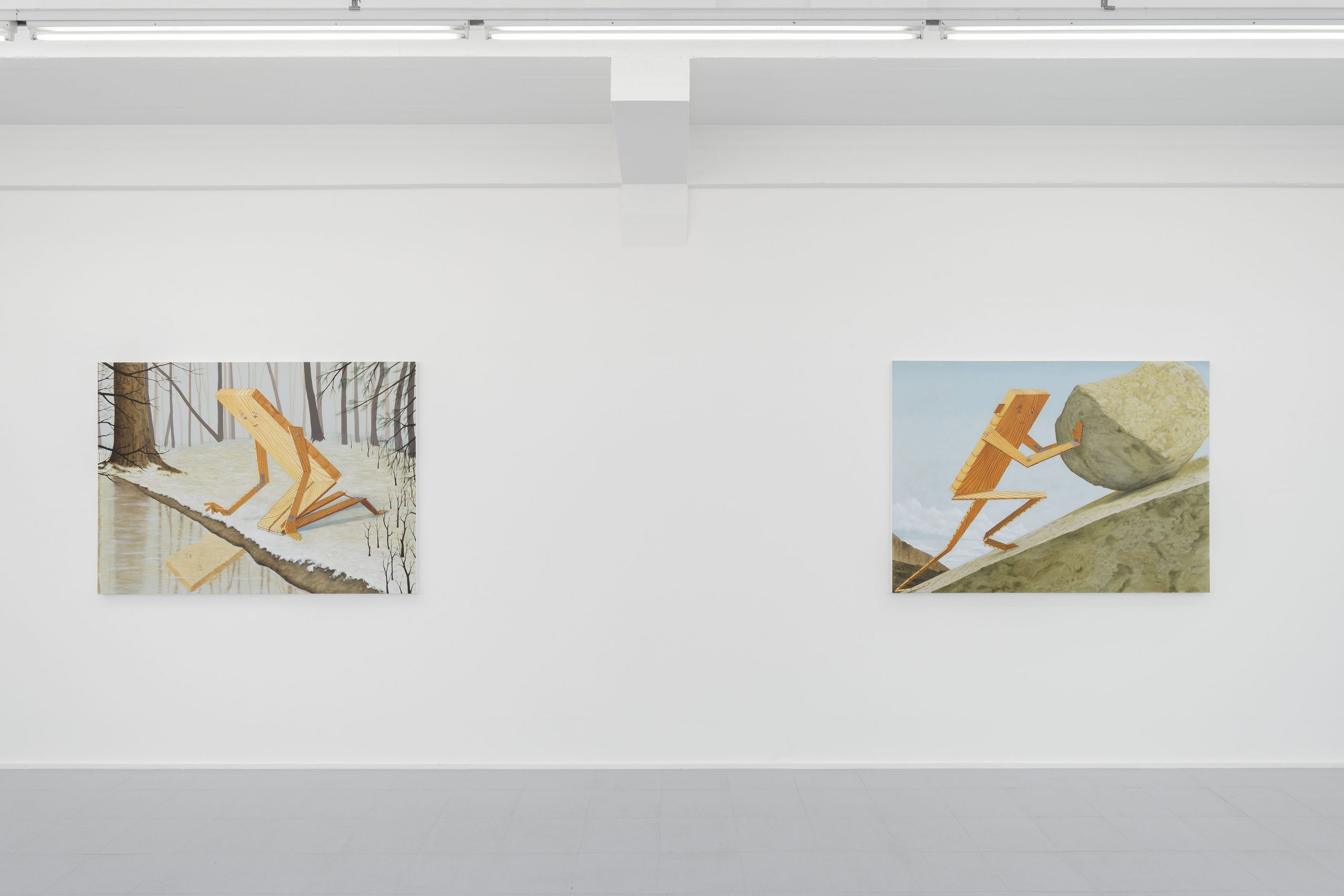 Sean Landers, Exhibition view