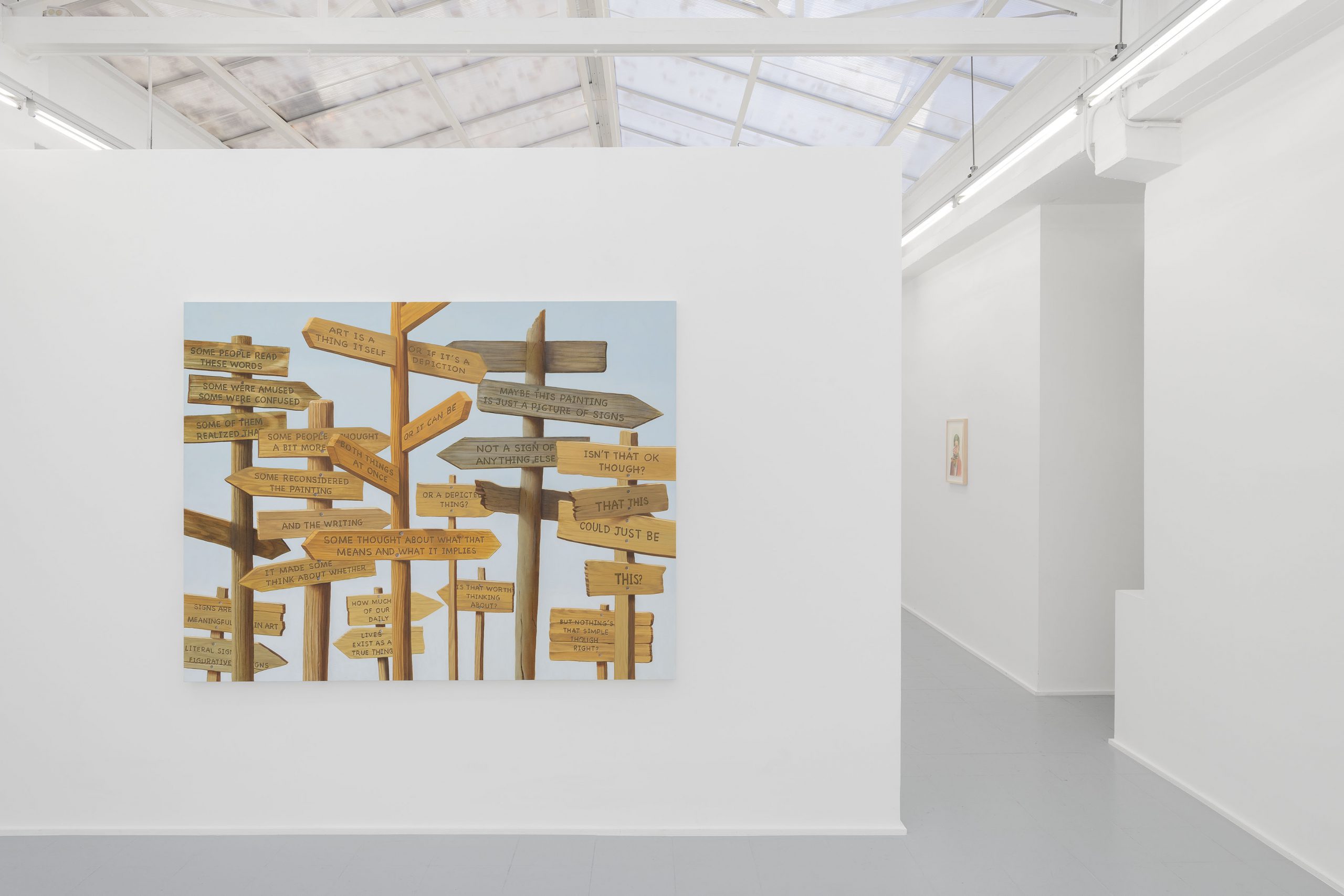Sean Landers, Exhibition view