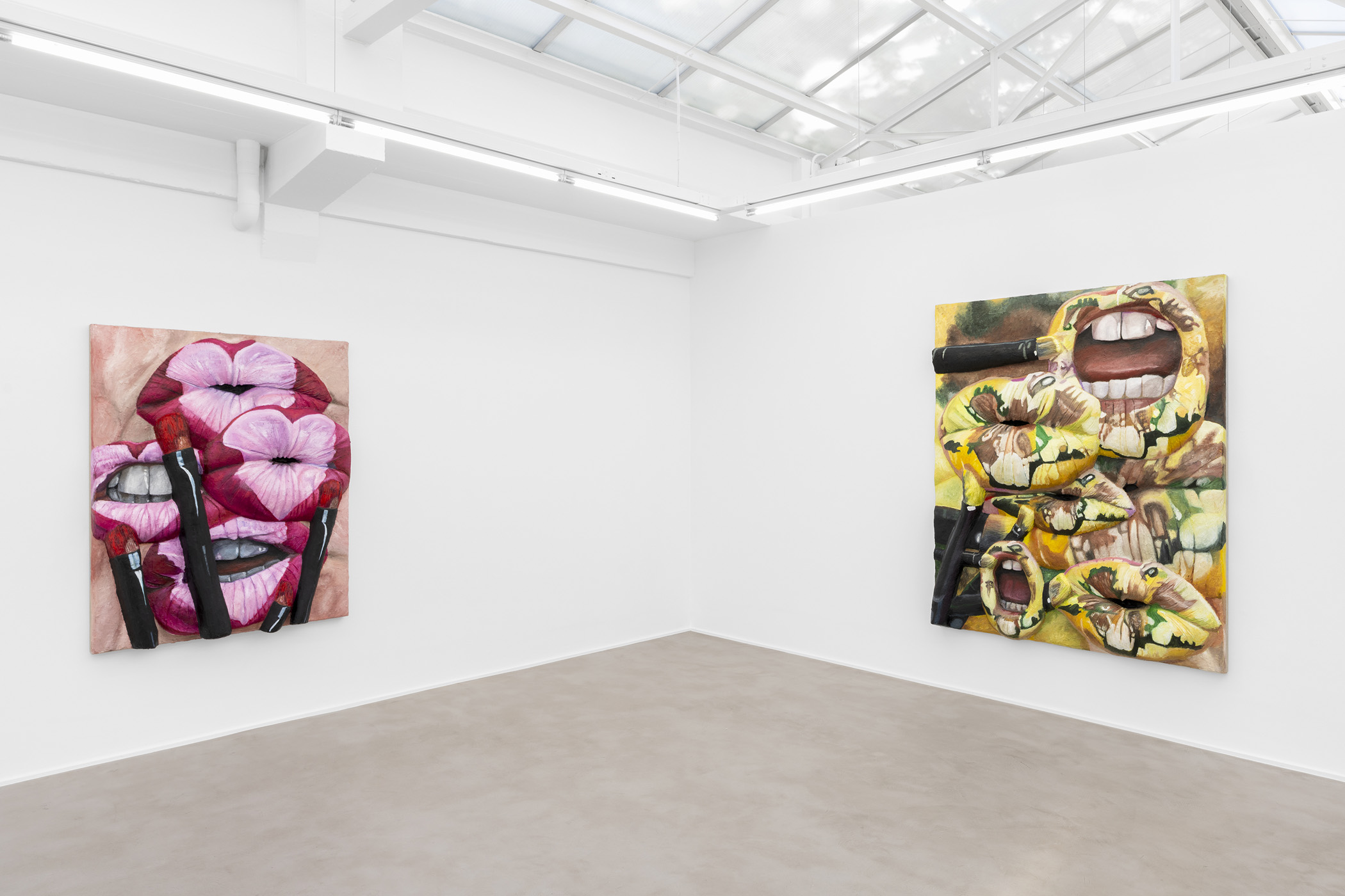 Gina Beavers – Florid, Exhibition view