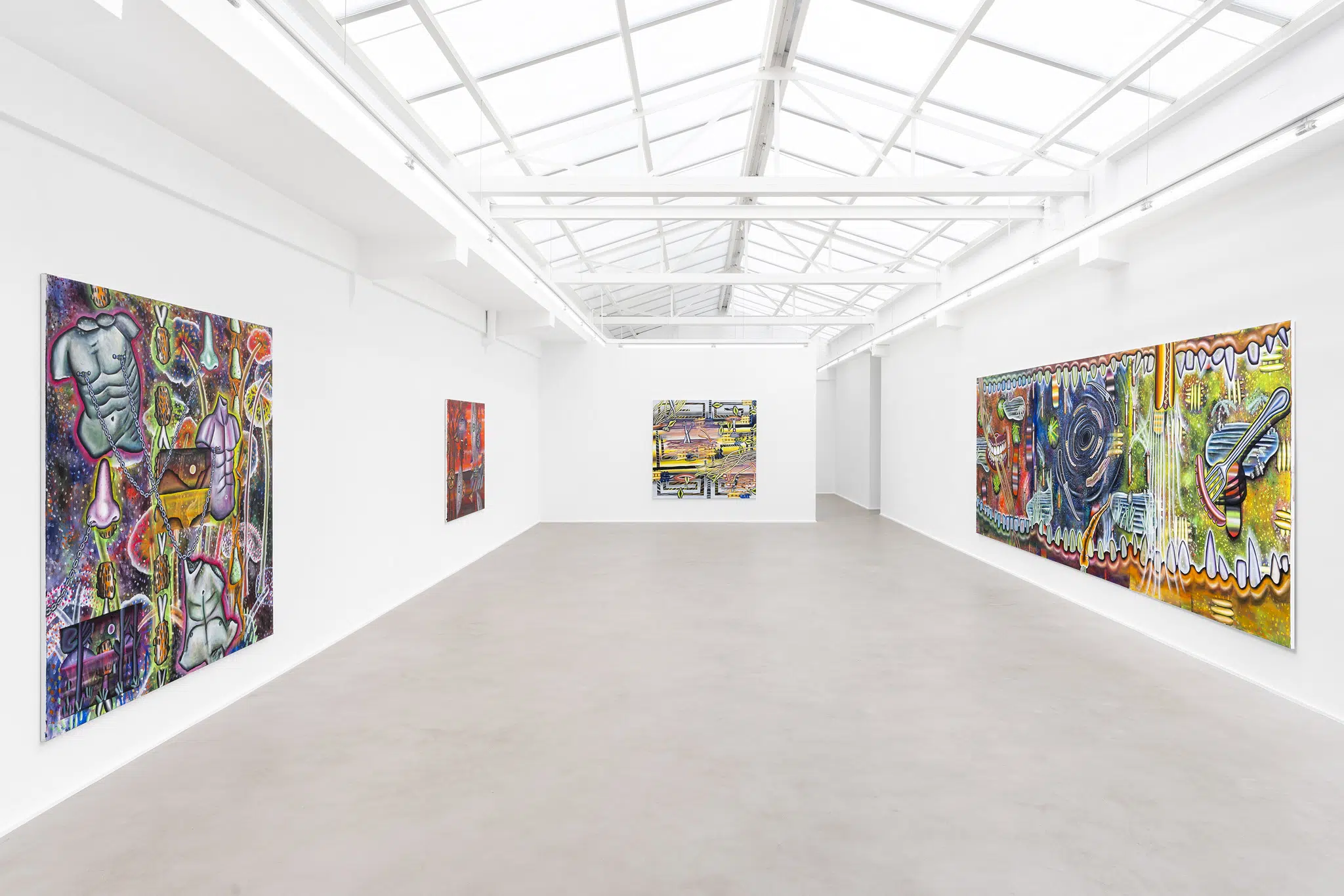 Lisa Vlaemminck – Urschleim in silicon, Exhibition view