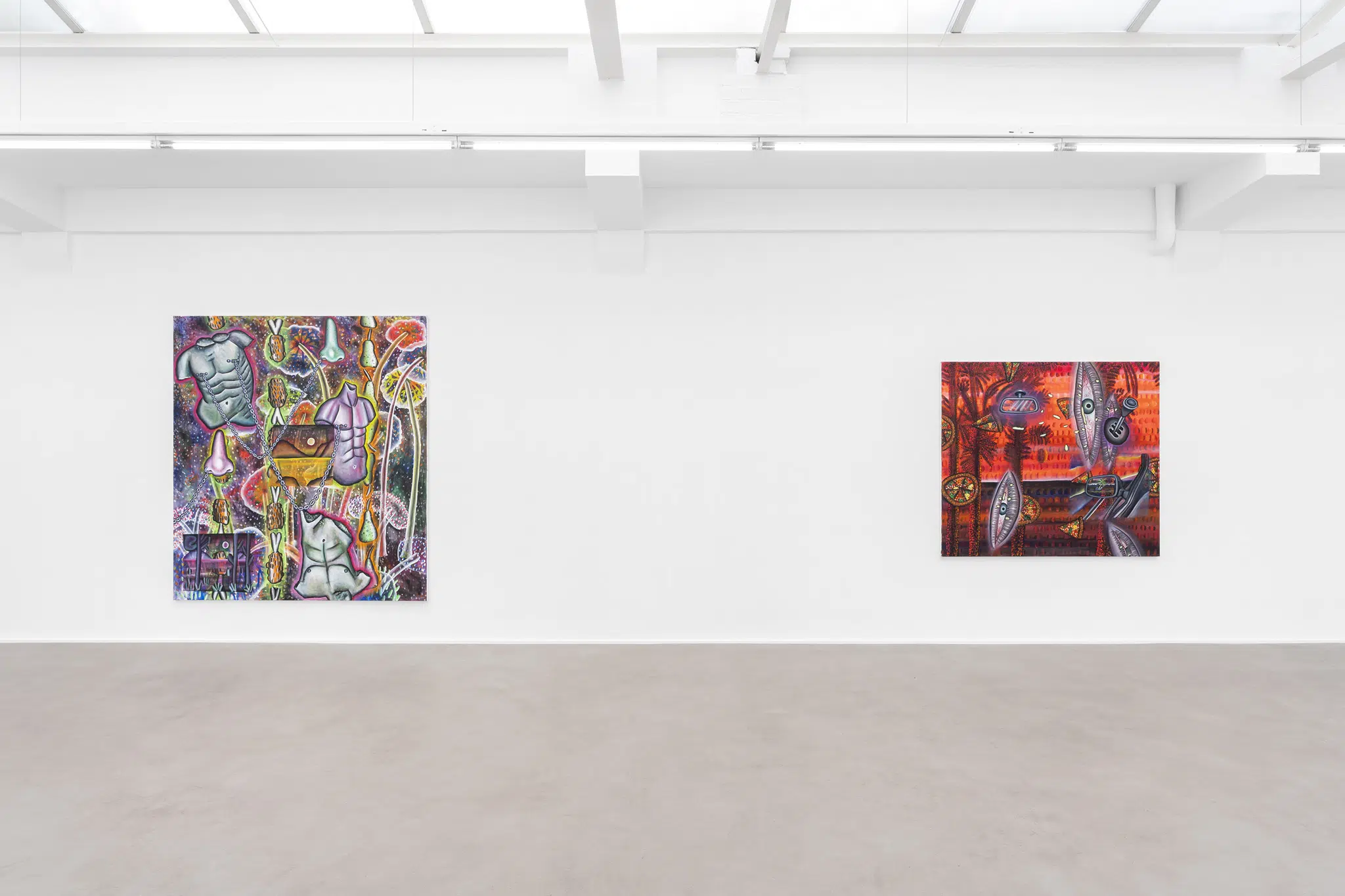 Lisa Vlaemminck – Urschleim in silicon, Exhibition view