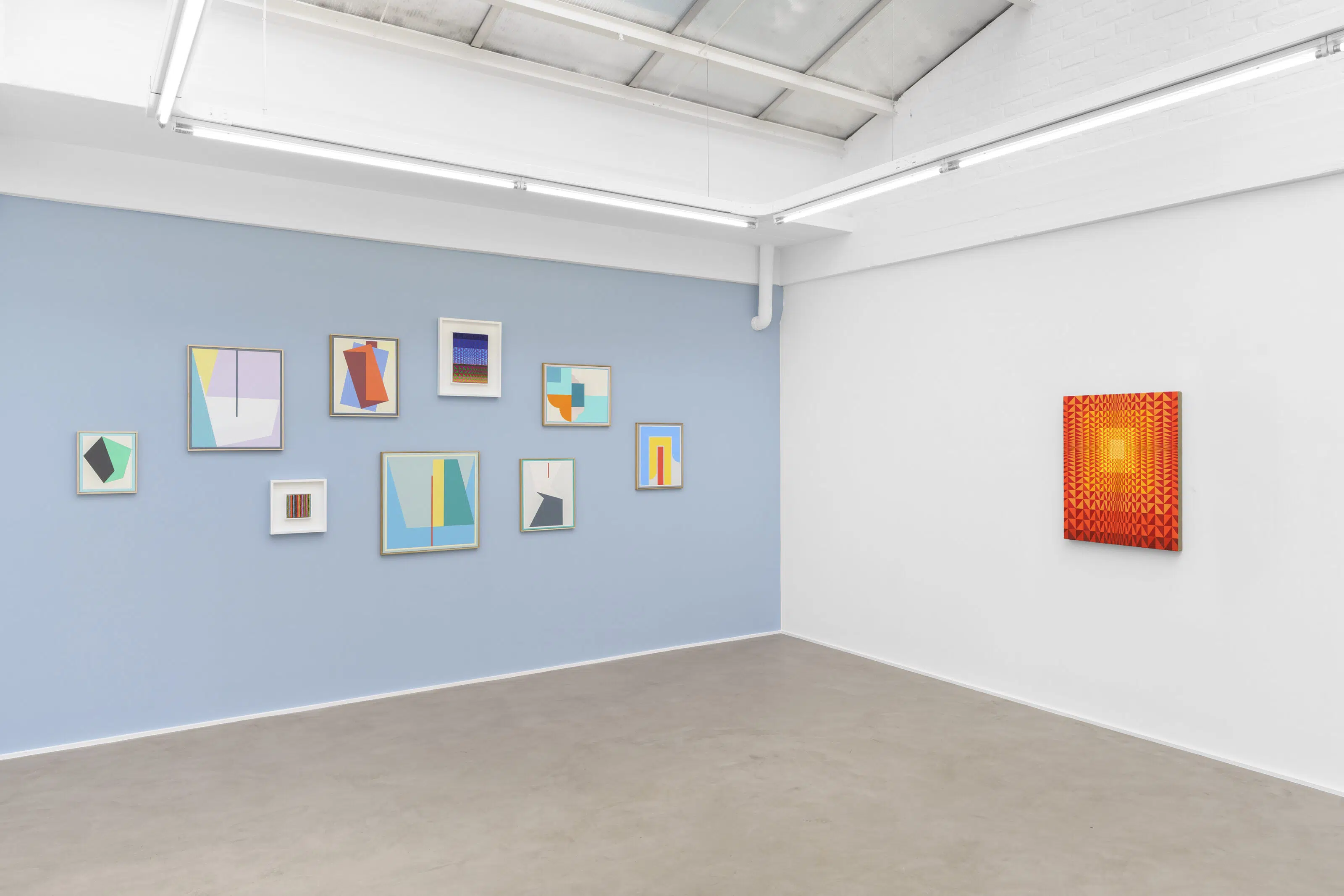 Des géométries instables, Exhibition view