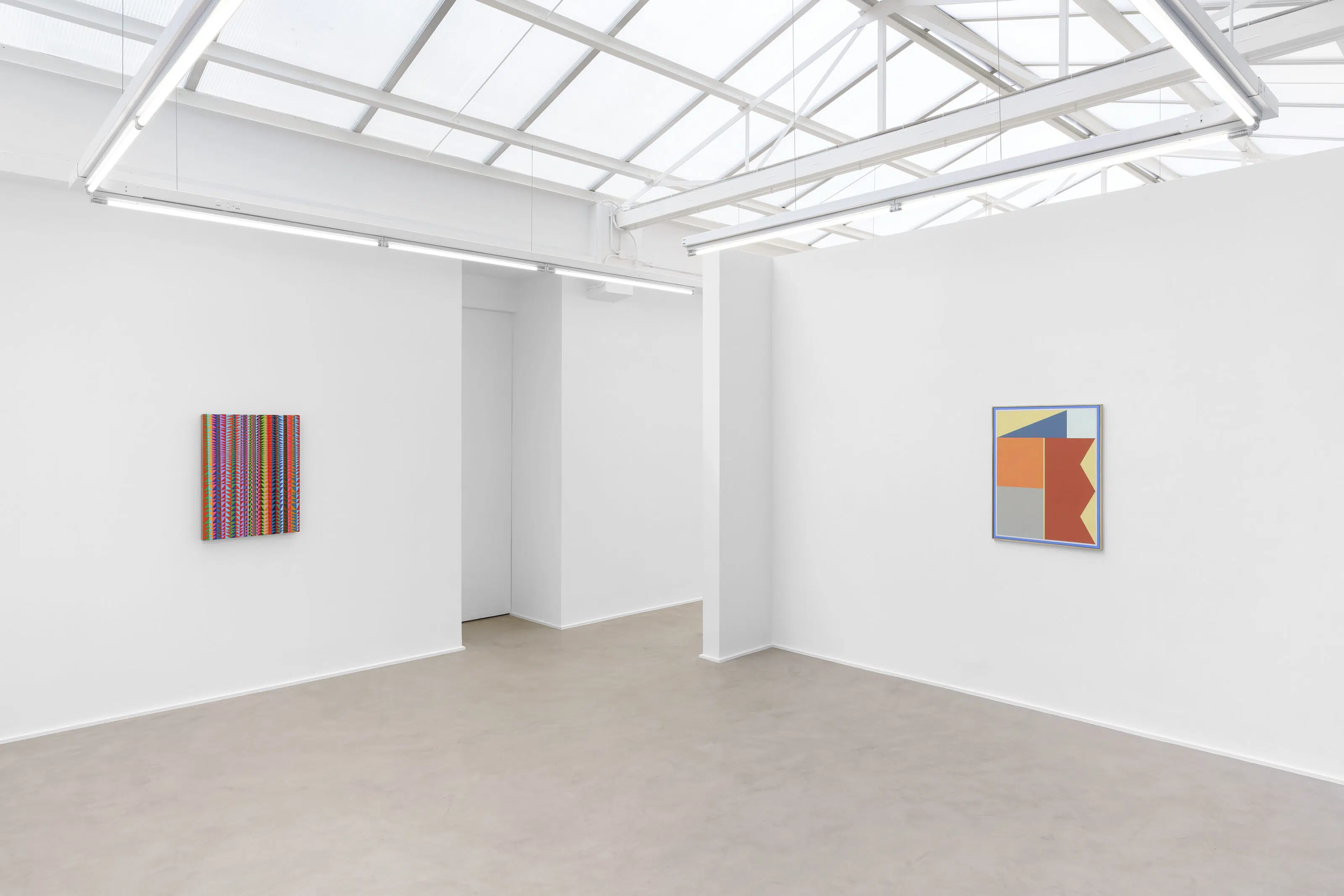 Des géométries instables, Exhibition view