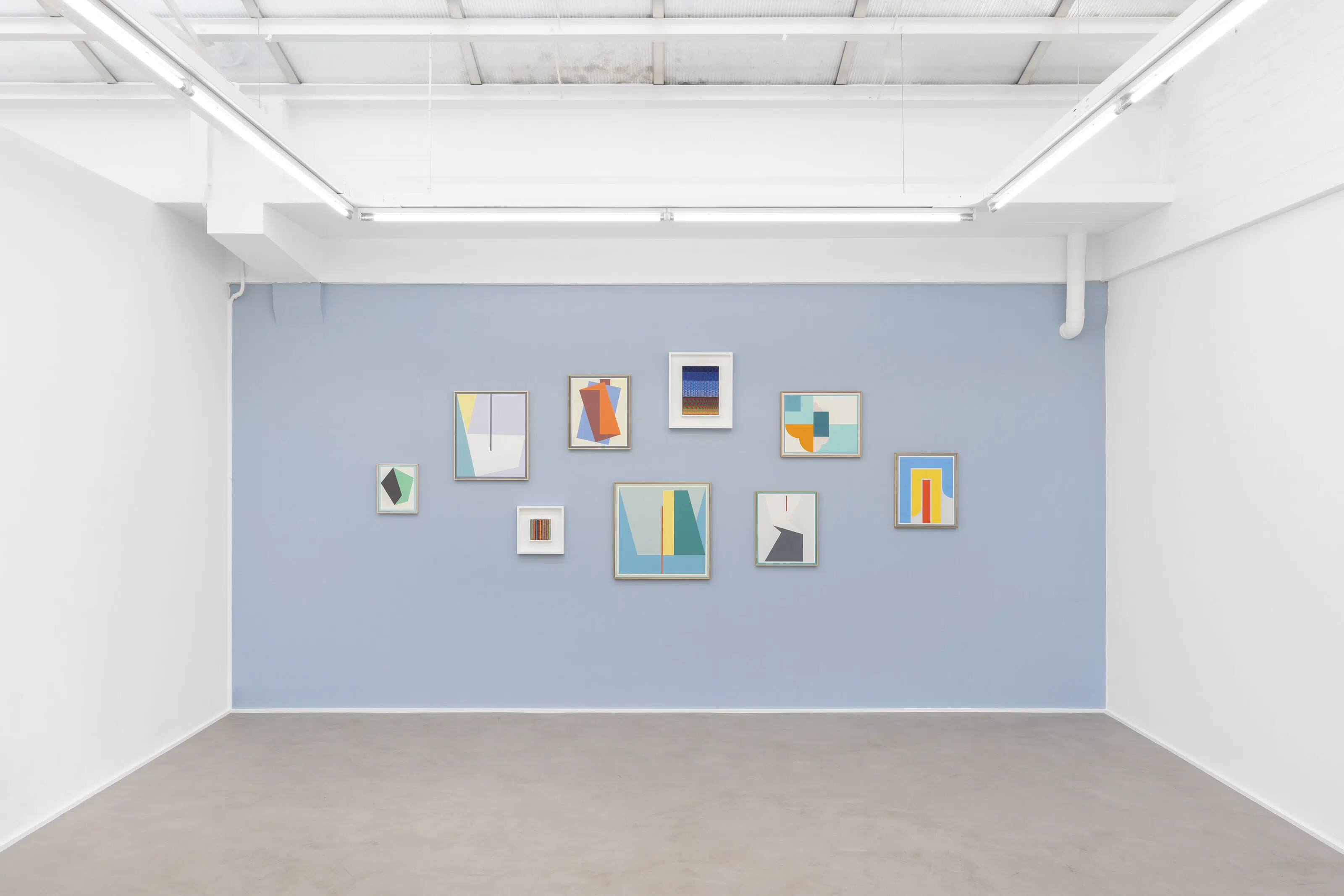 Des géométries instables, Exhibition view