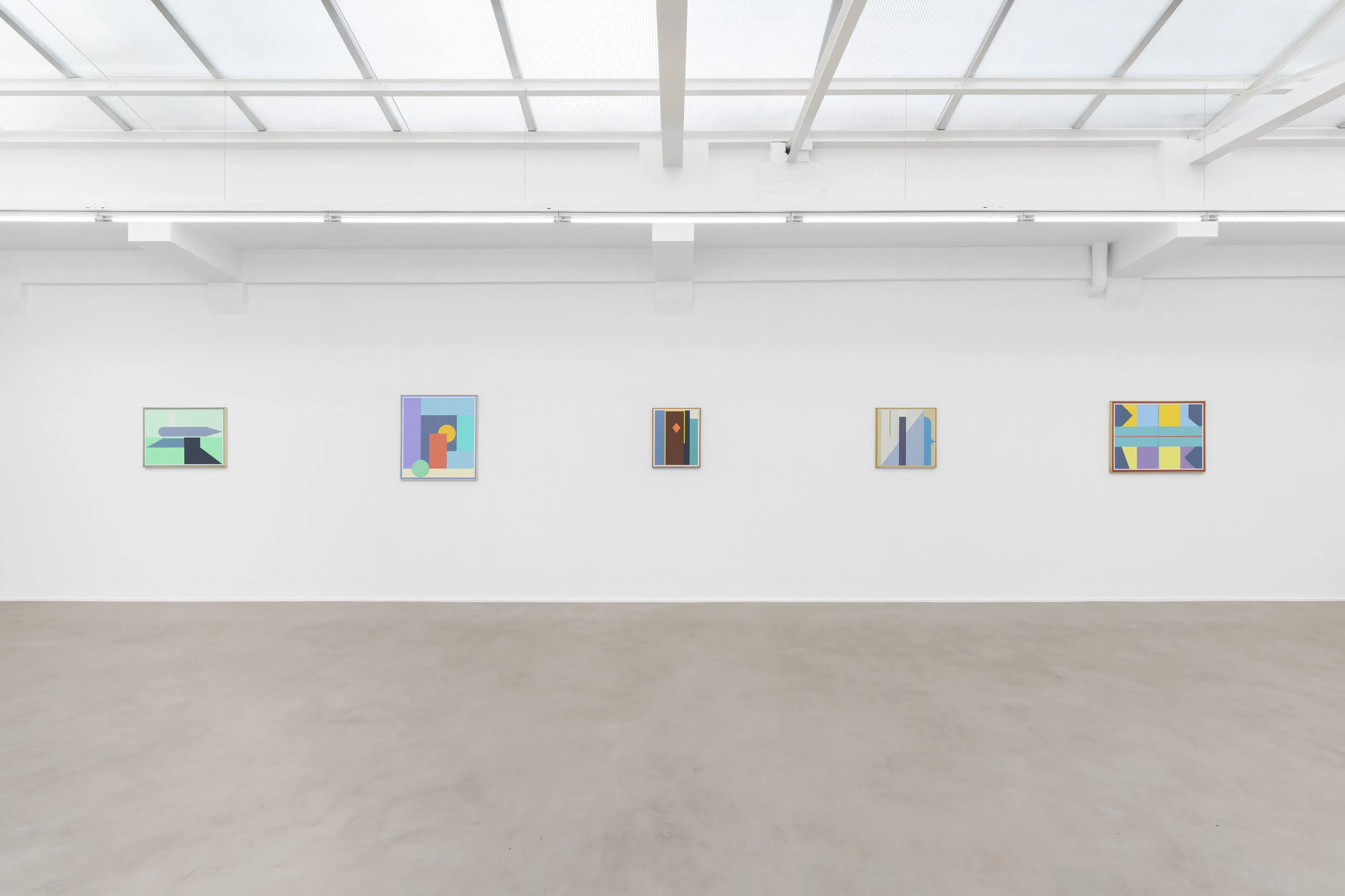 Des géométries instables, Exhibition view