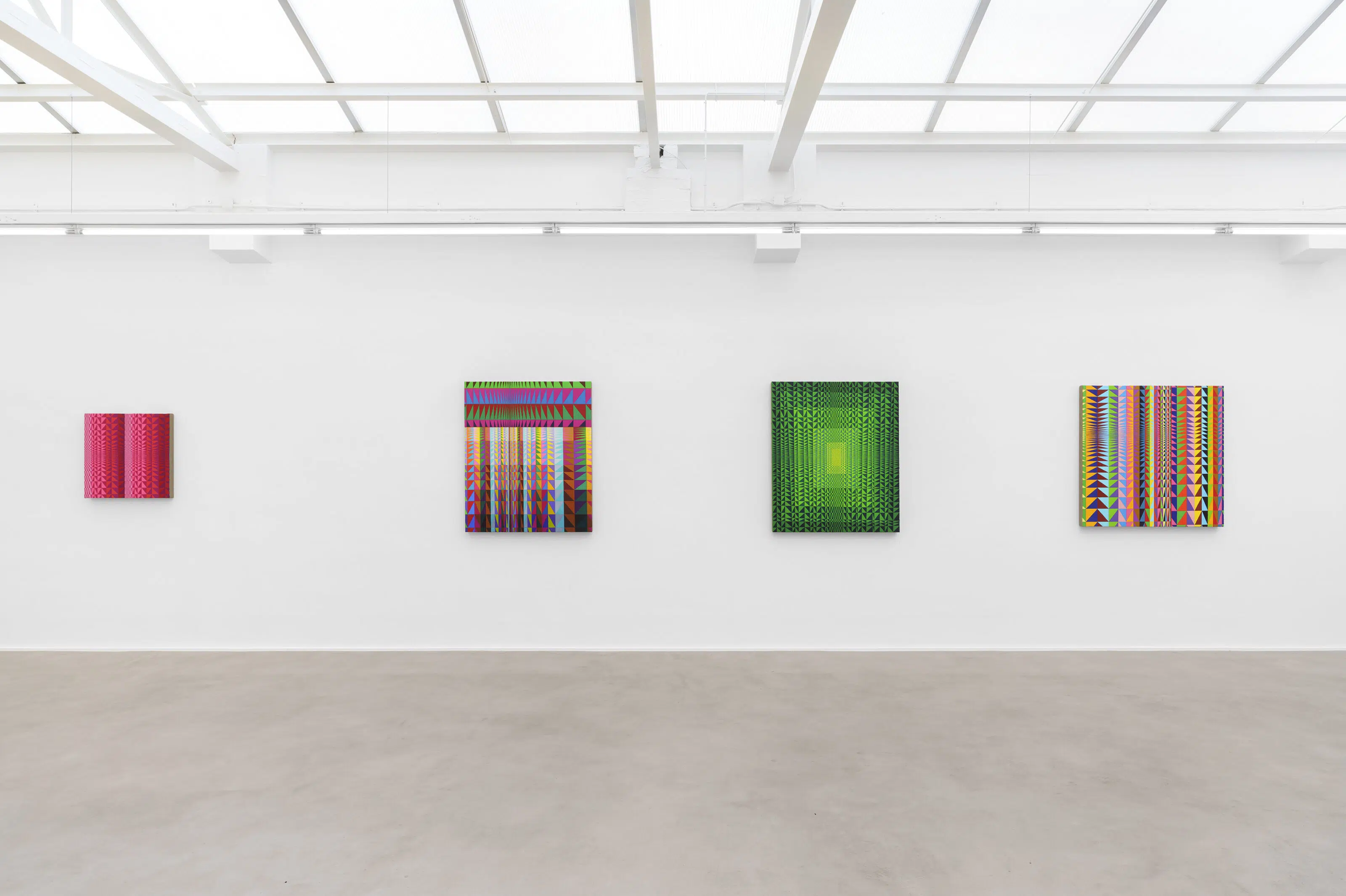 Des géométries instables, Exhibition view