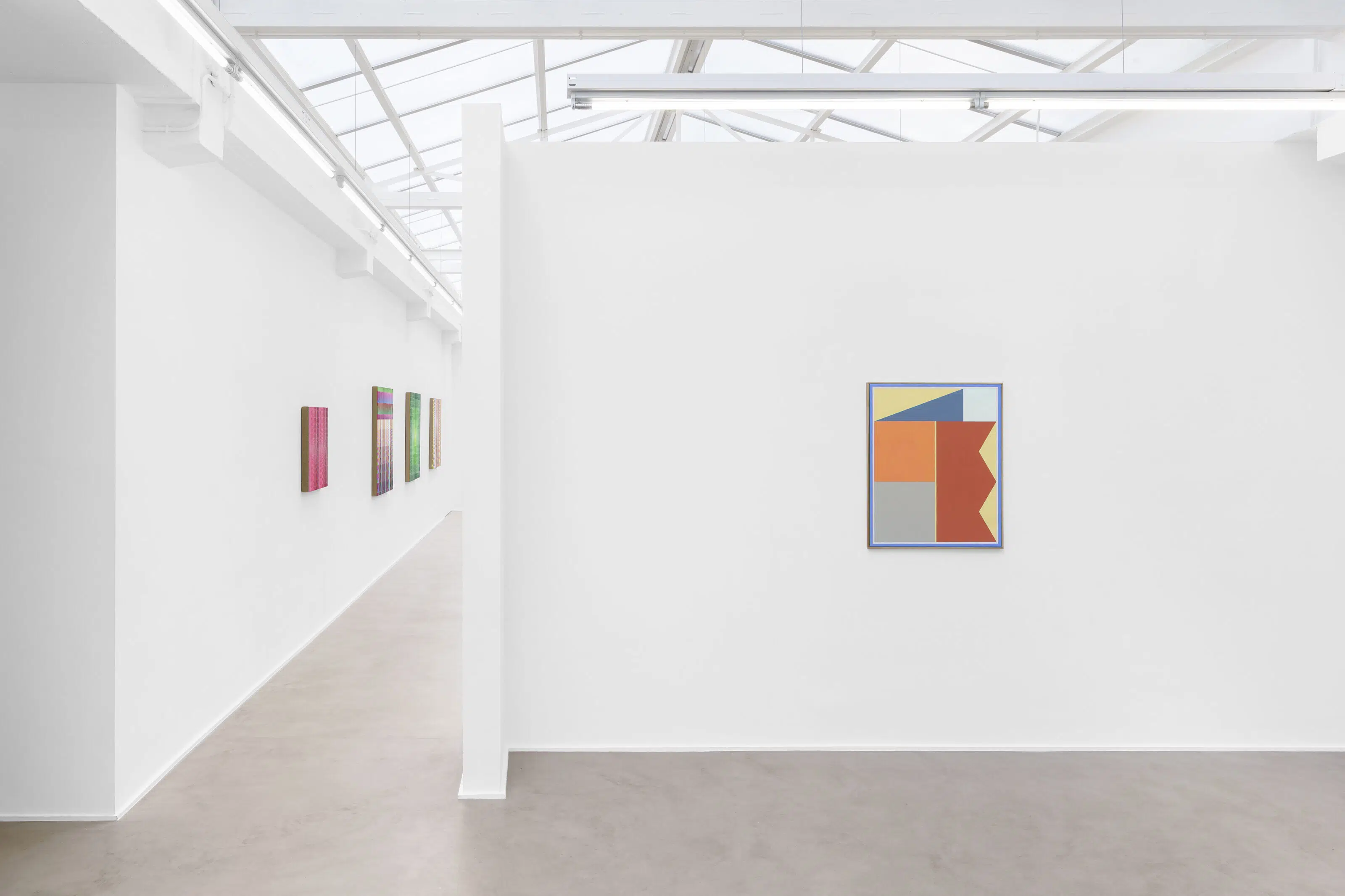 Des géométries instables, Exhibition view